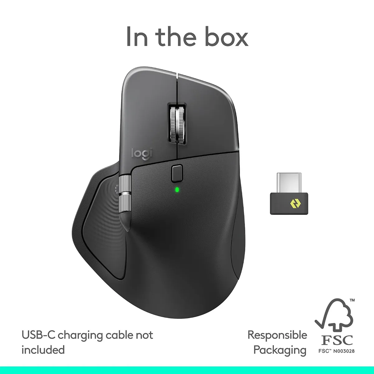 Logitech MX Master 4 Wireless Mouse (910-007562) - Graphite