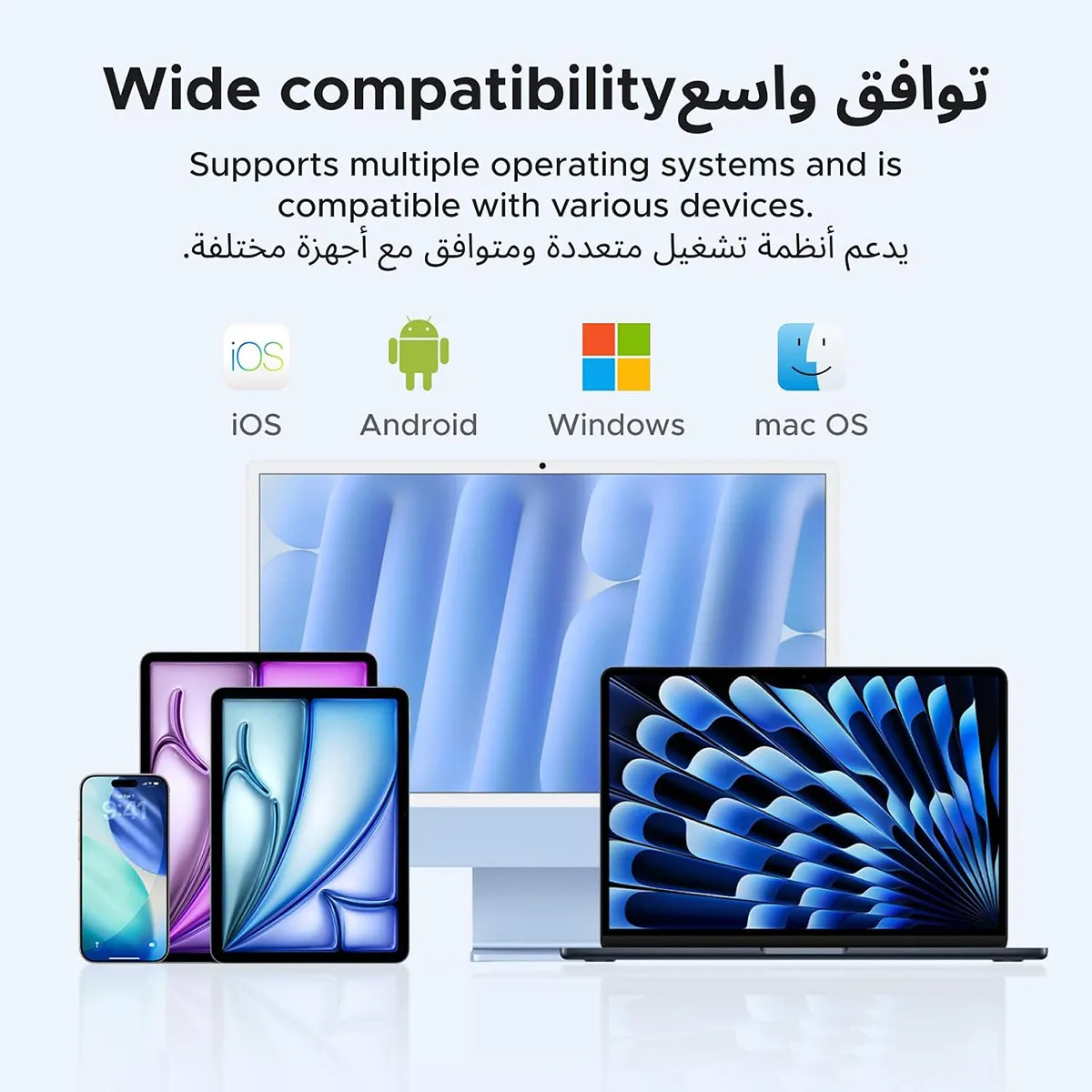 UGREEN Rechargeable Multi-Mode Wireless Keyboard - K552 (UG-75163)