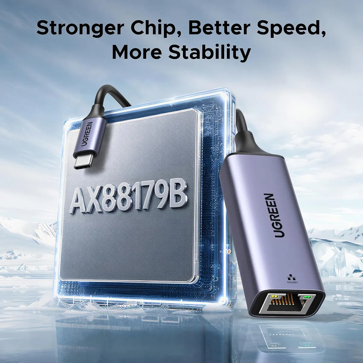 UGREEN USB-C to Gigabit Ethernet Adapter - CM199 (UG-50737)